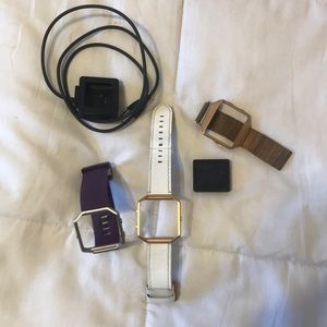 FLASH SALE Fitbit blaze and three straps
